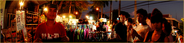 Night Bazaar on Chang Klan Road